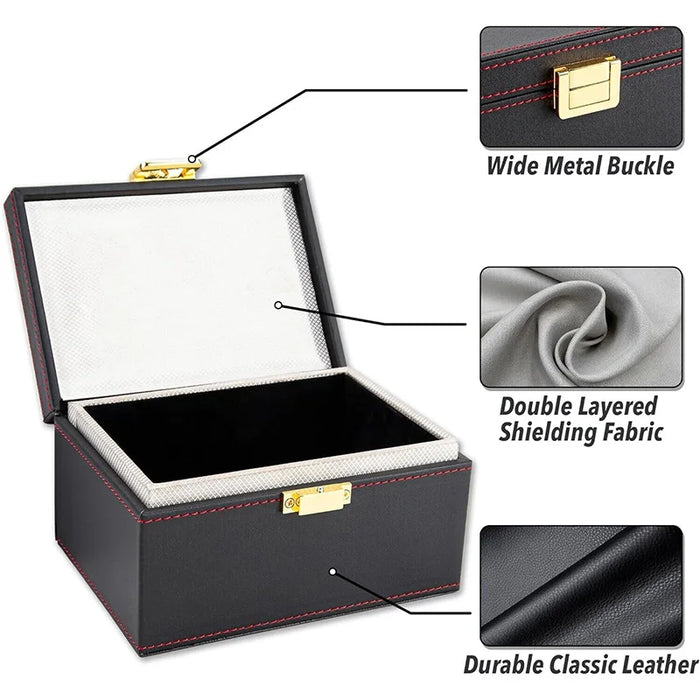 Faraday Box RFID Signal Blocker for Car Key Fobs — Carbon Fibre Key Protector