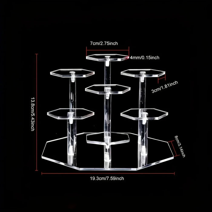 Acrylic Multi‑Style Jewellery Display Stand – Multifunctional Accessory Display