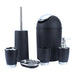 Bathroom Accessory Set – Resin Soap Dish, Dispenser, Tumbler & Toothbrush Holder