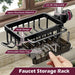 Kitchen Sink Faucet Organiser — Rustproof Adjustable Sponge & Brush Holder