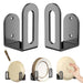 2-Pack Pot Lid & Chopping Board Holder – Wall & Cabinet Mount