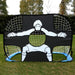 Foldable Heavy-Duty Kids' Football Goal – 120×80×80cm, Reinforced Net (Blue)