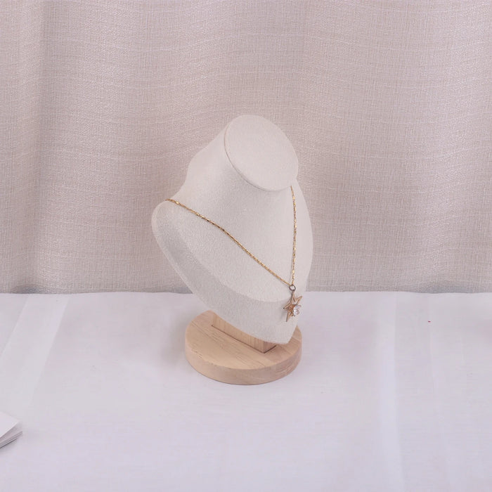Velvet Necklace Display Bust — Pendant & Jewellery Mannequin Stand
