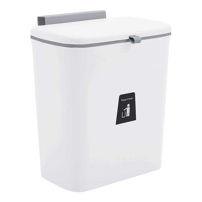 Kitchen Compost Bin — 9L Hanging Bin with Odour-Sealing Lid