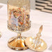 Light Luxury Crystal Glass Storage Jar with Lid — European & American Style