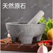 Granite Mortar and Pestle – Natural Stone Grinder for Spices & Guacamole