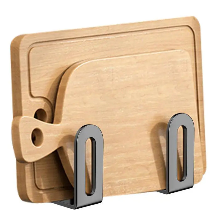 2-Pack Pot Lid & Chopping Board Holder – Wall & Cabinet Mount
