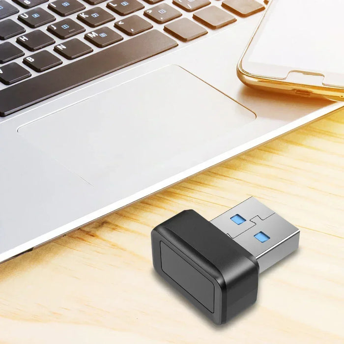 USB Fingerprint Key — Biometric Security Dongle for Windows Hello (USB)