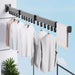 Retractable Wall-Mounted Clothes Hanger — Aluminium Folding Drying Rack