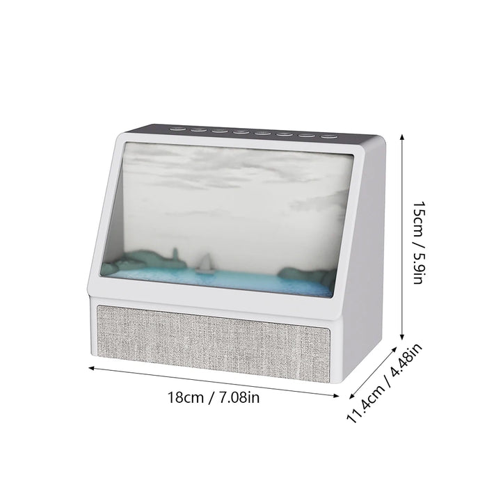 Bluetooth Sunrise Alarm Clock & Wake‑Up Light with White Noise and Dimmable Lamp