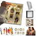 Mini Museum Silhouette Photo Box – DIY Memory Display Kit with Frames & Figurines