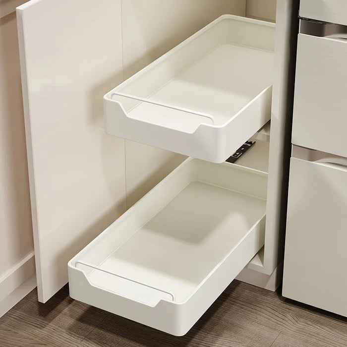 Under-sink Pull-out Drawer Organiser – No-drill Sliding Storage Rack for Kitchen & Bathroom