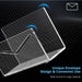 Acrylic Desk Organiser - Clear Letter Sorter & File Holder (15.3 x 10 x 7.5 cm)