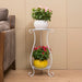 Double-Layer Metal Plant Stand — Multi-Layer Floor Display (1 pack)