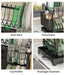 Stainless Steel 2-Tier Dish Rack — Fast-Drying & Stain-Free, Heavy-Duty Carbon Steel Frame