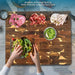 Thick Acacia Double‑Sided Checkerboard Wooden Cutting Board – Non‑slip