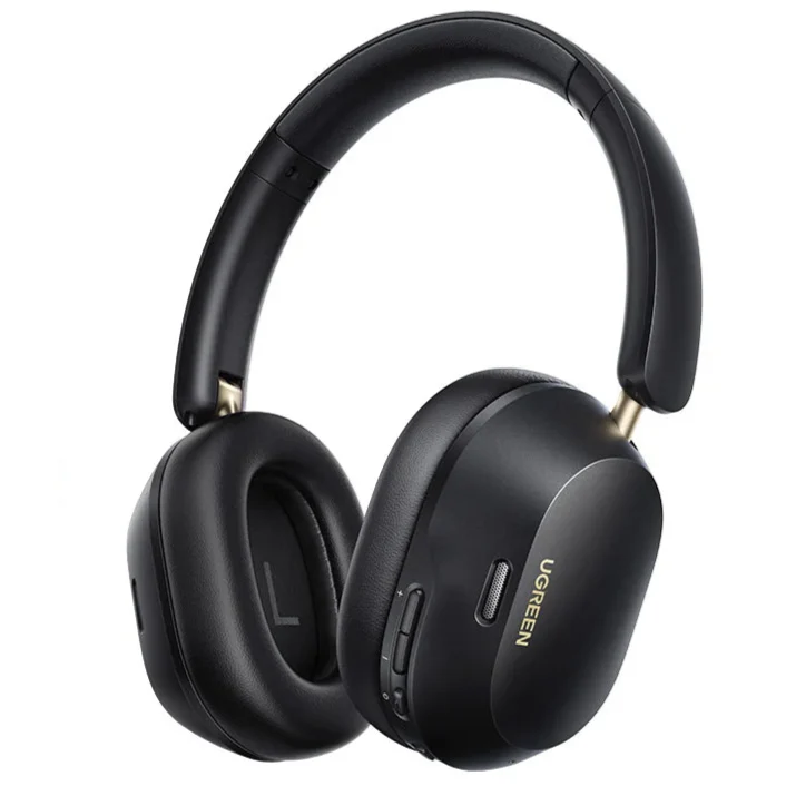 UGREEN MAX5C Belaidės triukšmo slopinimo „Bluetooth“ ausinės - 43dB hibridinis aktyvus triukšmo slopinimas, Hi-Res LDAC, 75H erdvinio garso ausinės - idealiai tinka triukšmo neturinčiai ir ilgalaikei garso patirčiai.