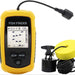 Portable Sonar Fish Finder — 100 m Depth, 45° Beam & Fish Alarm