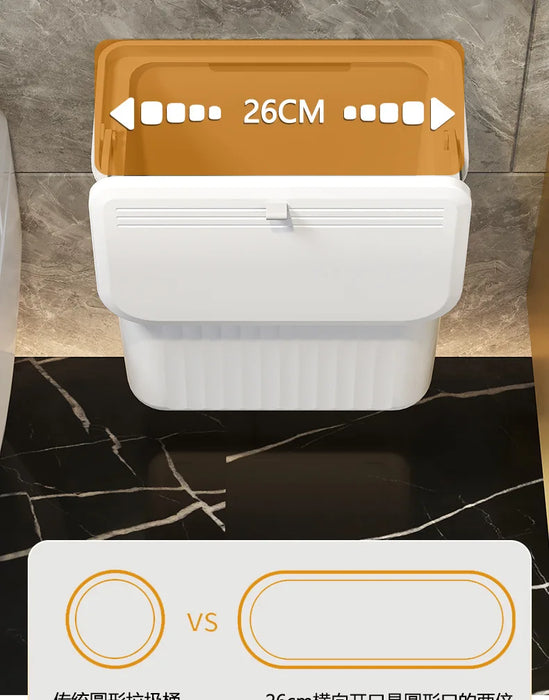 8L / 12L Kitchen Compost Bin with Lid – Countertop or Under-Sink Hanging Bin