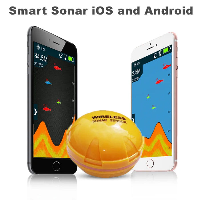 Wireless Portable Fish Finder Sonar Sensor – 125 kHz Echo Sounder
