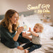 Portable Sleep Sound Machine for Baby & Adult — 15 Sounds, Cry Detection, Night Light, Timer (Rechargeable)