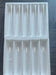 Set of 10 Glass Hurricane Candle Sleeves — 5cm x 27cm