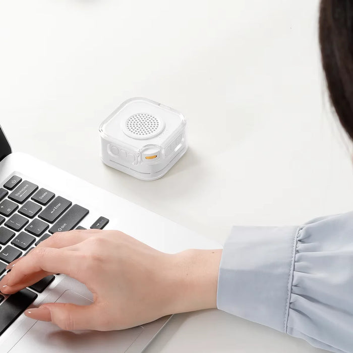 White Noise Sound Machine — 28 Soothing Sounds, 3-Level Night Light & Portable Bluetooth Speaker