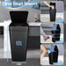 Slim Touchless Motion Sensor Bin with Lid — 12L (approx. 3.5 gal)
