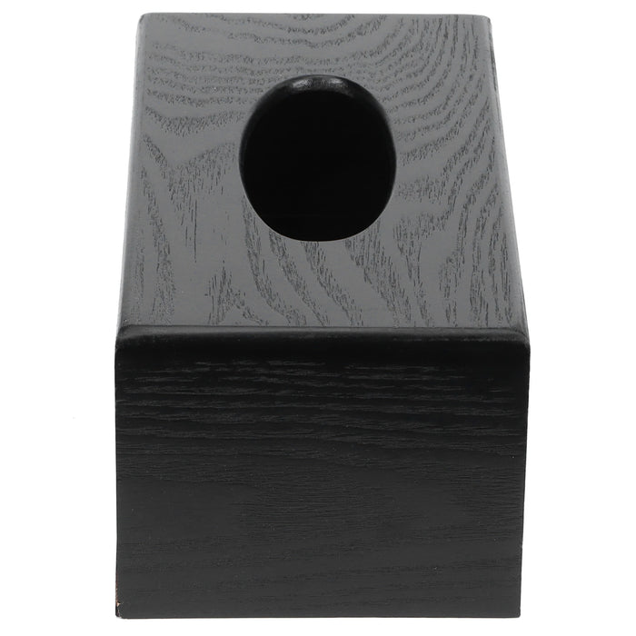 Black Wooden Tissue Box – Elegant Napkin Holder for Home & Hotel