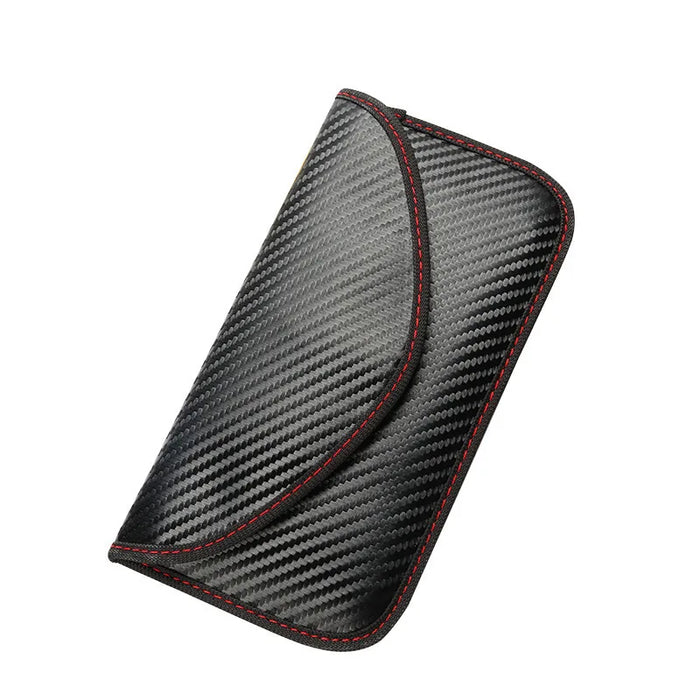 Signal-Blocking Faraday Key Pouch – Car Key & Phone Protector