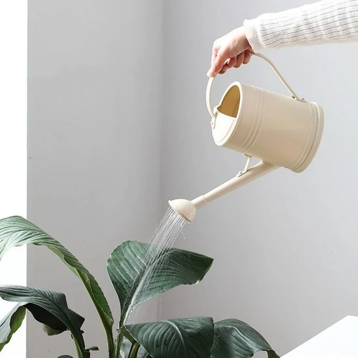 2-litre Long-Spout Watering Can — Durable Plastic with Ergonomic Handle