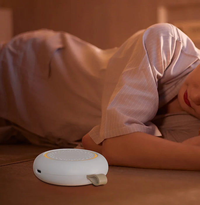 Rechargeable Baby White Noise Machine — 24 Sounds, Night Light & Timer