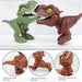 Mini Cartoon Tyrannosaurus Finger Dinosaurs — Plastic Finger Puppets (5/10/20)
