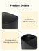 Large-capacity Oval Rubbish Bin with Press Lid — Odour-sealing PP Bin for Home