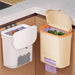 Cabinet Compost Bin with Lid — 6L or 10L, Wall‑Mount or Free‑Standing