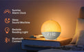 Wake-Up Light Sunrise Alarm Clock with White Noise, Bluetooth Speaker & Colour-Changing Night Light