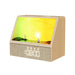 Sunrise Wake‑Up Light with White Noise, Bluetooth Night Lamp (Wood Grain)