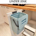 Kitchen Food Waste Bin — Small Countertop Compost Caddy with Lid, Wall-Mountable (3L & 5L)
