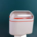 Mini Desktop Compost Bin – Hanging Countertop Rubbish Bucket (Orange / Navy)