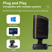 TD-X1-1100 Desktop Hands-free 1D/2D Barcode Scanner — Flat, High-speed Reader