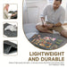 7-Piece Decorative Puzzle Board with 6-Drawer Felt Storage for 1000-Piece Puzzles