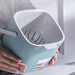 2-Tier 4L Plastic Kitchen Waste Bin with Handle, Compost Drainer & Inner Tank