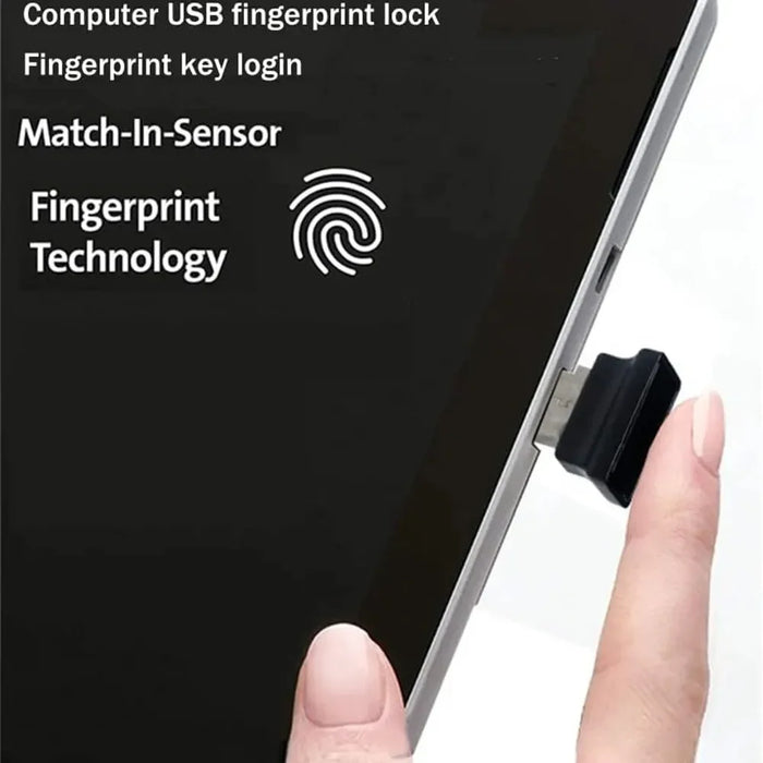 USB Fingerprint Reader for Windows 10 & 11 — Biometric Login Scanner