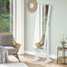 Lockable Full-Length Jewellery Cabinet Mirror – Freestanding Armoire, White