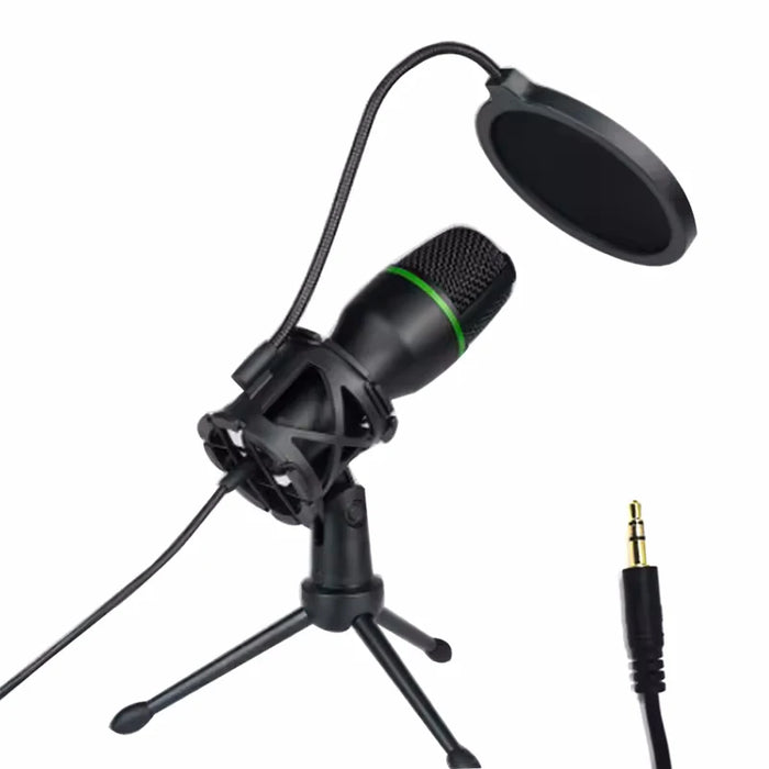 USB Condenser Microphone for PC & Laptop — Wired Streaming, Podcasting & Gaming (RGB option)