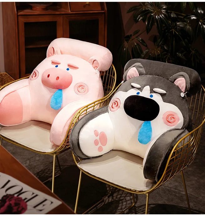 Cartoon Headboard Lumbar Pillow – Crystal Super Soft Bed & Sofa Back Cushion
