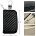 Faraday Key Fob Signal Blocking Pouch – PU Leather RFID Guard