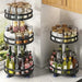 Rotating Kitchen Organiser — 360° Stainless Steel Turntable, 1/2/3-Tier (10-inch)