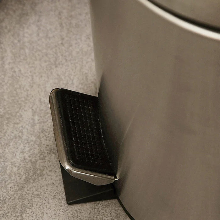 Modern 5L Stainless Steel Foot Pedal Bin — Champagne Gold