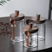 Glass Food Storage Jars with Wooden Lids & Scoop — Airtight Canisters
